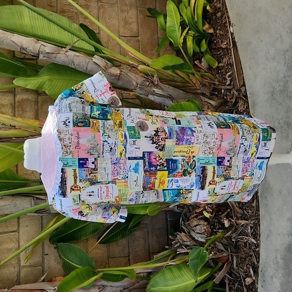 Disney Parks Disney 100 Era Collection Retro Vintage Collared Tunic Dress small - Picture 3 of 10